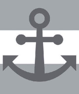 Anchor Away Grey | Servetten